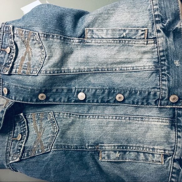 SOLD!!! AEROPOSTALE jean jacket Medium EUC - Picture 6 of 7